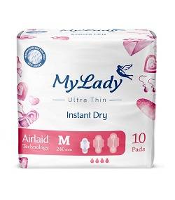 اولترا همیشه خشک متوسط 10 عددی مای لیدی